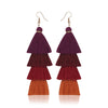 Tassel Earrings Ethnic Style Long Earrings Bohemian Personality Earrings Jewelry Earrings