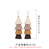 Tassel Earrings Ethnic Style Long Earrings Bohemian Personality Earrings Jewelry Earrings