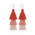 Tassel Earrings Ethnic Style Long Earrings Bohemian Personality Earrings Jewelry Earrings