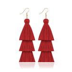 Tassel Earrings Ethnic Style Long Earrings Bohemian Personality Earrings Jewelry Earrings