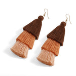 Tassel Earrings Ethnic Style Long Earrings Bohemian Personality Earrings Jewelry Earrings