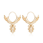 Fashion Angel Wings Earrings Ethnic Style Hollow Eagle Earrings Peace Logo Earrings Earrings