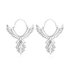 Fashion Angel Wings Earrings Ethnic Style Hollow Eagle Earrings Peace Logo Earrings Earrings