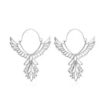 Fashion Angel Wings Earrings Ethnic Style Hollow Eagle Earrings Peace Logo Earrings Earrings