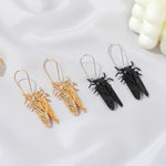 New Earrings Creative Insect Golden Cicada Earrings Personality Long Style Cicada Earrings Earrings Cross-border Accessories Wholesale