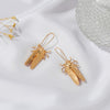 New Earrings Creative Insect Golden Cicada Earrings Personality Long Style Cicada Earrings Earrings Cross-border Accessories Wholesale