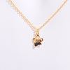 In Stock Cross-border December Birthday Flower Pendant Three-dimensional Decorative Flower Pendant Necklace Gold-plated Sweater Chain