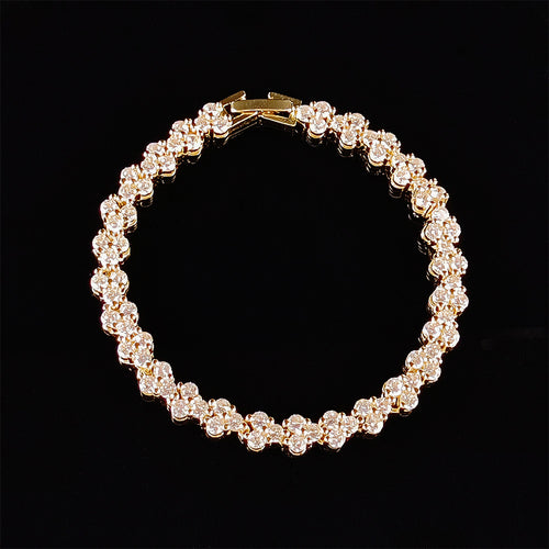 Bracelet Fashion Copper Inlaid Zircon Bracelet Factory Direct Selling Women&#039;s Bracelet