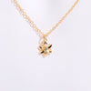 In Stock Cross-border December Birthday Flower Pendant Three-dimensional Decorative Flower Pendant Necklace Gold-plated Sweater Chain