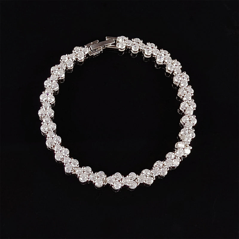 Bracelet Fashion Copper Inlaid Zircon Bracelet Factory Direct Selling Women&#039;s Bracelet