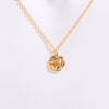 In Stock Cross-border December Birthday Flower Pendant Three-dimensional Decorative Flower Pendant Necklace Gold-plated Sweater Chain