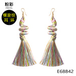 Tassel Earrings Ethnic Style Long Earrings Bohemian Personality Earrings Jewelry Earrings