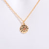 In Stock Cross-border December Birthday Flower Pendant Three-dimensional Decorative Flower Pendant Necklace Gold-plated Sweater Chain